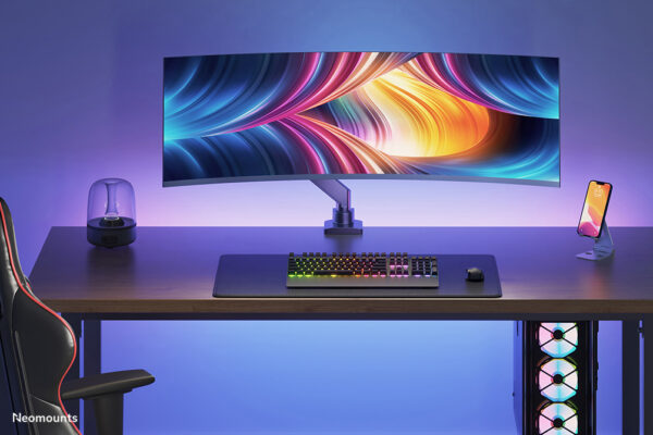 Neomounts NM-D775BLACKPLUS Monitorarm 10-49" - gasveer - Topfix - 180°-stop - Afbeelding 14