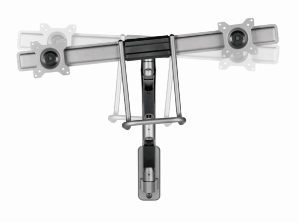 Gembird Laikiklis Adjustable wall 2-display mounting arm 17-32inch iki 8kg - Afbeelding 5