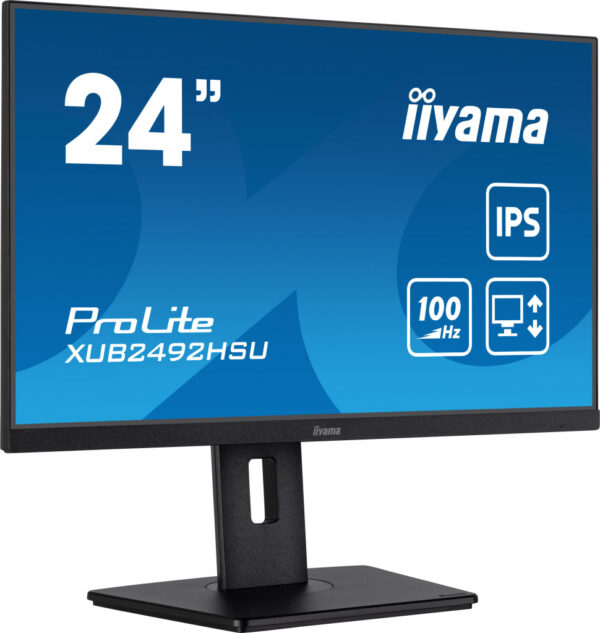 iiyama XUB2492HSU-B6 computer monitor 60,5 cm (23.8") 1920 x 1080 Pixels Full HD LED Zwart - Afbeelding 2