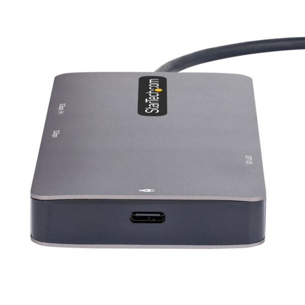 StarTech.com USB C Multiport Adapter, Dual HDMI Video, 4K 60Hz, 2 Port 5Gbps USB-A Hub, 100W Power Delivery Pass-Through, GbE, S - Afbeelding 5