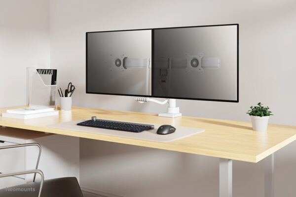 Neomounts DS75-450WH2 Monitorarm 17-32" - gasveer - Topfix - 180°-stop - Afbeelding 20