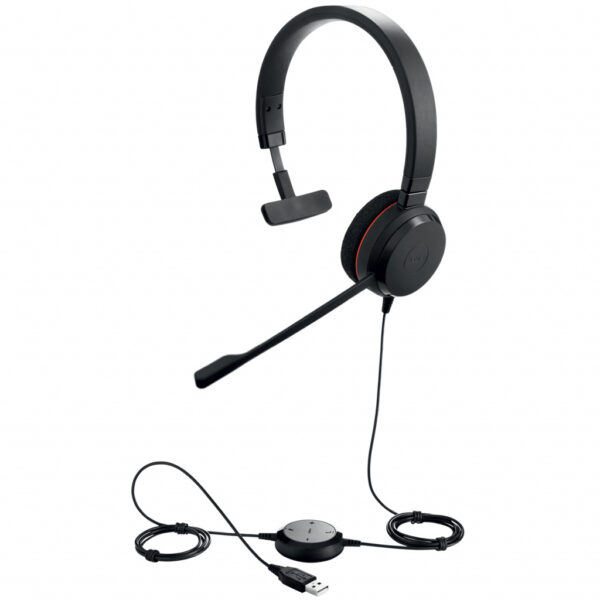 Jabra 4993-829-209 hoofdtelefoon/headset Bedraad Hoofdband Kantoor/callcenter USB Type-A Zwart - Afbeelding 2
