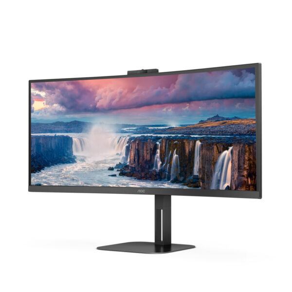 AOC V5 CU34V5CW LED display 86,4 cm (34") 3440 x 1440 Pixels Wide Quad HD Zwart - Afbeelding 4