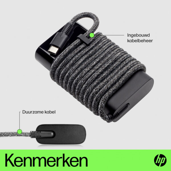 HP USB-C 65W-laptoplader - Afbeelding 3