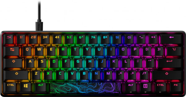 HyperX 60 Alloy Origins AQUA gaming toetsenbord - Afbeelding 3