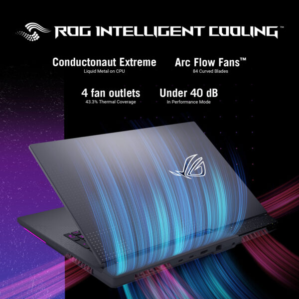 ASUS ROG Strix G17 G713PI-HX130W AMD Ryzen™ 9 7940HX Laptop 43,9 cm (17.3") Full HD 16 GB DDR5-SDRAM 1 TB SSD NVIDIA GeForce RTX - Afbeelding 11