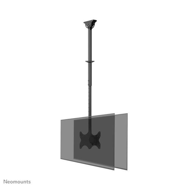 Neomounts CL35-340BL22 Dual monitor/TV-beugel plafond 23-42" - h 106-156 cm