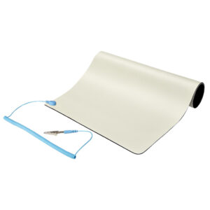 StarTech.com Antistatische Mat met Aardingskabel, 30cm x 46cm, ESD Mat voor Elektronica, Antistatische Tafelmat met Verwijderba