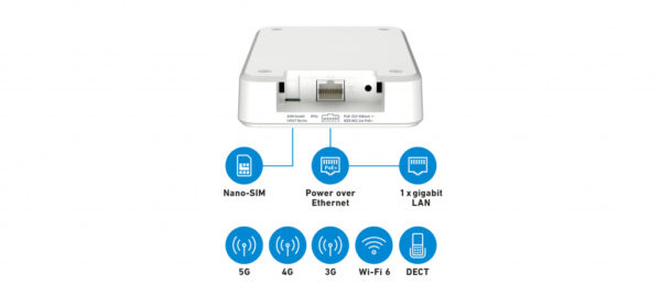 FRITZ!Box 6860 5G Edition International draadloze router Gigabit Ethernet Dual-band (2.4 GHz / 5 GHz) - Afbeelding 2