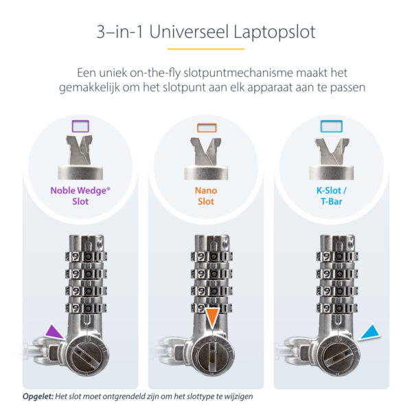 StarTech.com UNIVKA25-LAPTOP-LOCK kabelslot Zwart 2 m - Afbeelding 15