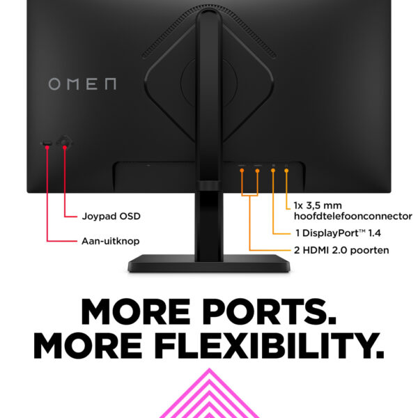 OMEN by HP 23,8 inch FHD 165 Hz gaming monitor - OMEN 24 - Afbeelding 3