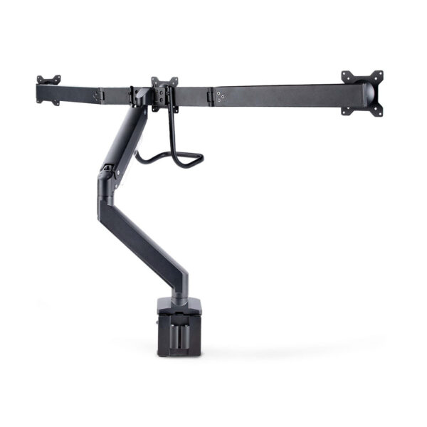 StarTech.com Crossbar Triple Monitor Arm voor Bureau, Tot Drie 27inch Schermen, VESA 75x75/100x100, Instelling Zonder Gereedscha - Afbeelding 2