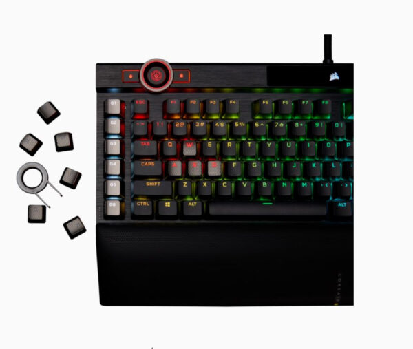 Corsair K100 RGB toetsenbord Gamen USB QWERTY Amerikaans Engels Zwart - Afbeelding 19