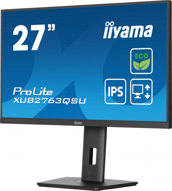 iiyama ProLite XUB2763QSU-B1 computer monitor 68,6 cm (27") 2560 x 1440 Pixels Full HD LED Zwart - Afbeelding 5
