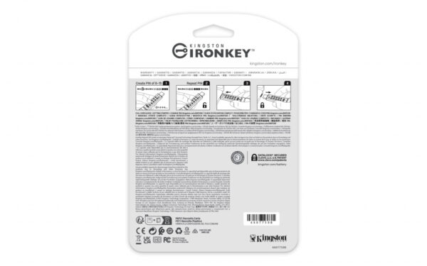 Kingston Technology IronKey 32GB USB-C Keypad 200C, FIPS 140-3 Lvl 3 (aangevraagd) AES-256 - Afbeelding 7