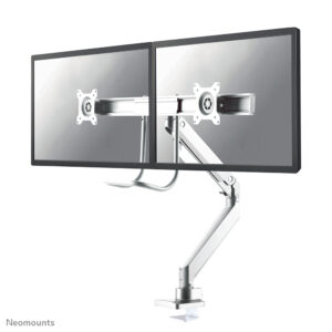 Neomounts NM-D775DXWHITE Monitorarm 10-32" - gasveer - Topfix - 180°-stop