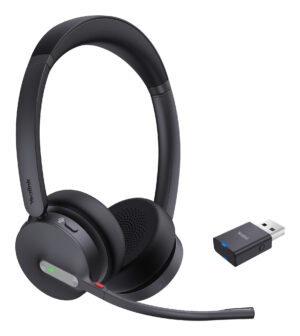 Yealink WH64 Hybrid Dual Teams Headset Draadloos Hoofdband Kantoor/callcenter Micro-USB Bluetooth Zwart