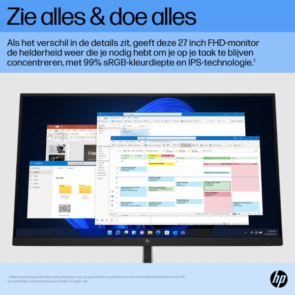 HP E27 G5 FHD-monitor - Afbeelding 4