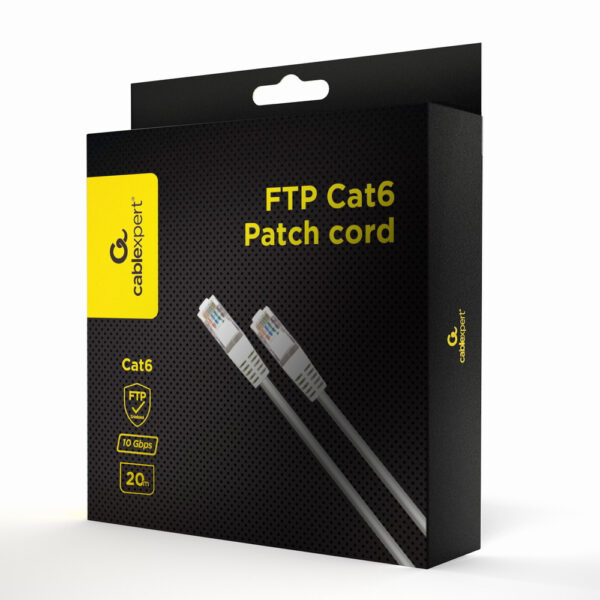 Gembird PPB6-20M netwerkkabel Wit Cat6 F/UTP (FTP)