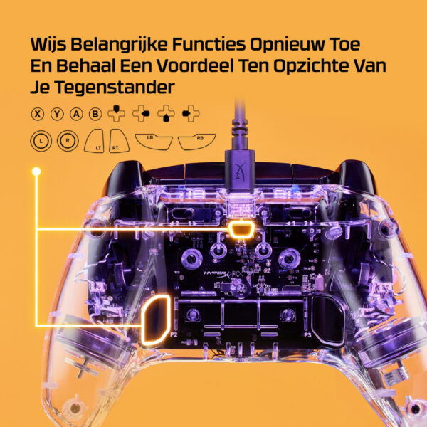HP Clutch GladiateX Zwart USB Gamepad Xbox One, Xbox Series X - Afbeelding 5