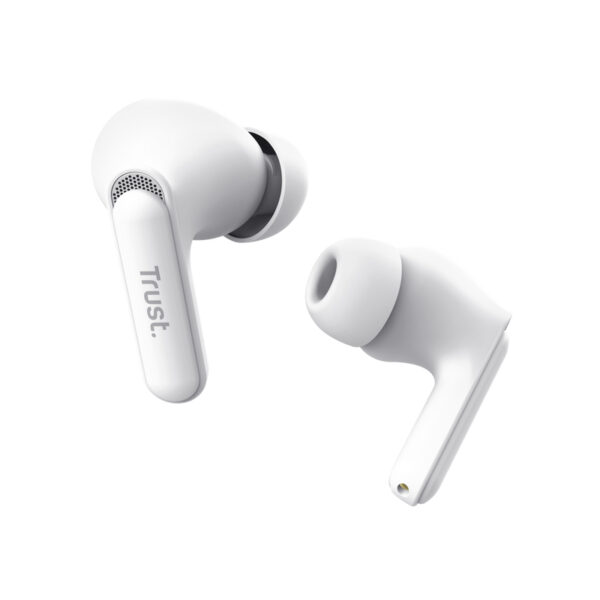 Trust Yavi Headset True Wireless Stereo (TWS) In-ear Oproepen/muziek USB Type-C Bluetooth Wit - Afbeelding 5