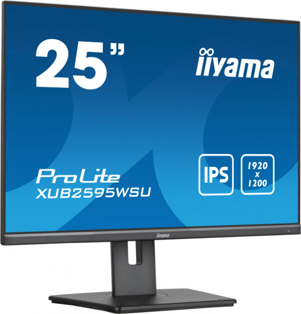 iiyama ProLite XUB2595WSU-B5 computer monitor 63,5 cm (25") 1920 x 1200 Pixels WUXGA LED Zwart - Afbeelding 3
