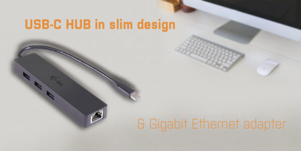 i-tec USB3.1 Type C SLIM HUB 3 Gigabit - Afbeelding 9