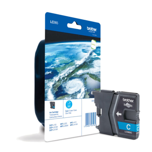 Brother LC985C inktcartridge 1 stuk(s) Origineel Cyaan - Afbeelding 3