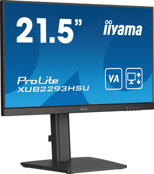 iiyama ProLite XUB2293HSU-B7 computer monitor 54,6 cm (21.5") 1920 x 1080 Pixels Full HD LED Zwart - Afbeelding 3