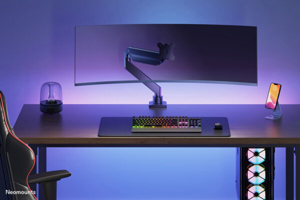 Neomounts NM-D775BLACKPLUS Monitorarm 10-49" - gasveer - Topfix - 180°-stop - Afbeelding 13
