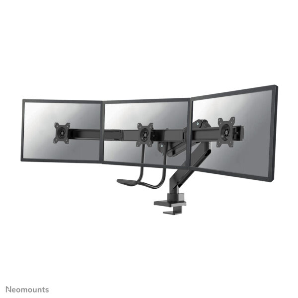 Neomounts NM-D775DX3BLACK Monitorarm 17-27" - gasveer - Topfix - 180°-stop