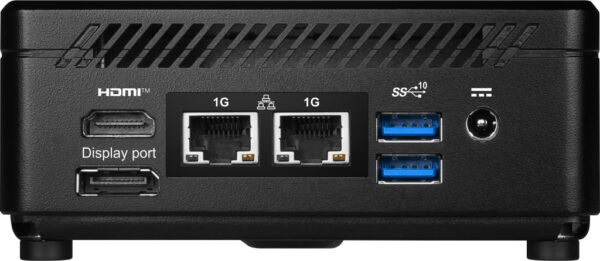 MSI CUBI N ADL S-225BEU PC/workstation barebone 0,69L maat pc Zwart N100 - Afbeelding 3