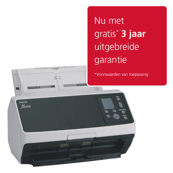 Ricoh fi-8170 ADF-/handmatige invoer scanner 600 x 600 DPI A4 Zwart, Grijs - Afbeelding 7