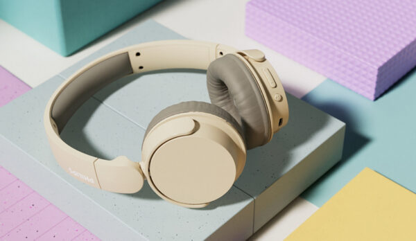 Philips TAH3209BG/00 hoofdtelefoon/headset Draadloos Hoofdband Oproepen/muziek Bluetooth Beige - Afbeelding 4