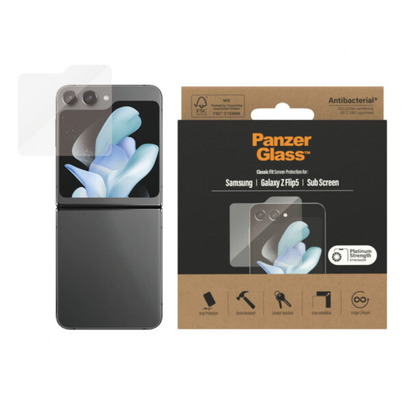 PanzerGlass ® Screen Protector Samsung Galaxy Z Flip 5 Doorzichtige schermbeschermer 1 stuk(s) - Afbeelding 2
