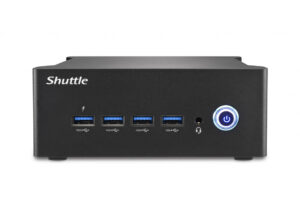 Shuttle Nano PC NT10H5, Intel Core Ultra 5 125H, Intel Arc graphics, 2xHDMI, 2xUSB 4.0 (DP), 2x2.5Gbit LAN, incl. VESA, 24/7 per
