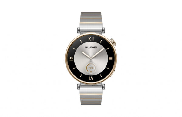 Huawei Watch GT 4 41mm Goud (Zilveren Schakelband)