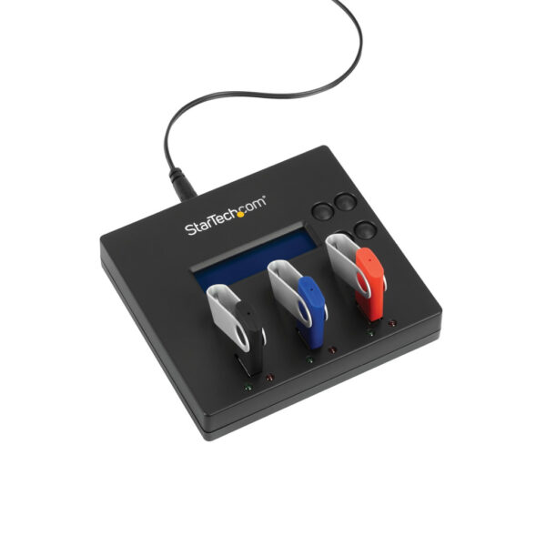 StarTech.com Standalone 1 naar 2 USB Thumb Drive Cloner en Wisser, Multiple USB Flash Drive Kloner, System/File/Whole-Drive Copy - Afbeelding 5