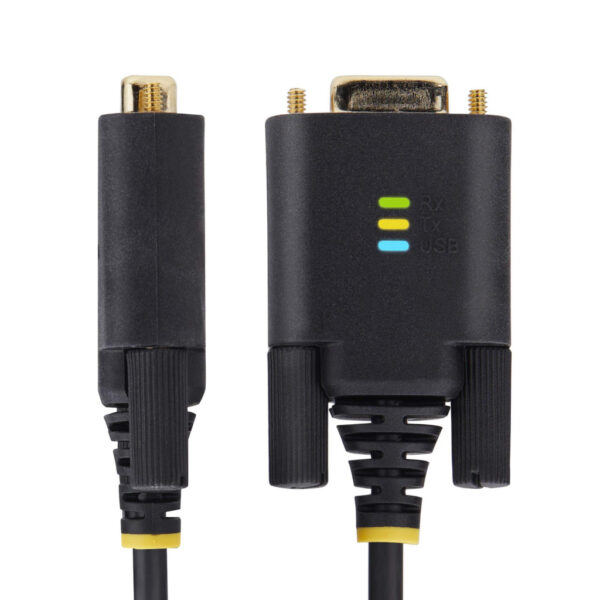 StarTech.com 2m USB naar Serieel Adapter/Converter Kabel, COM Retention, Verwisselbare DB9 Schroeven/Moeren, USB-A naar DB9 RS23 - Afbeelding 2