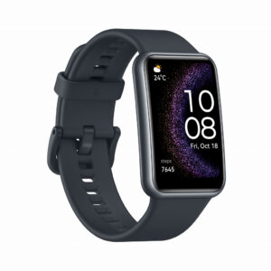 Huawei Watch Fit SE Zwarte Siliconenband