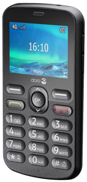 Doro 1880 113,7 g Zwart Instapmodel telefoon