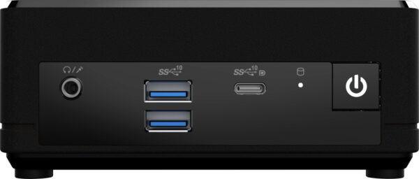 MSI CUBI N ADL S-225BEU PC/workstation barebone 0,69L maat pc Zwart N100 - Afbeelding 2