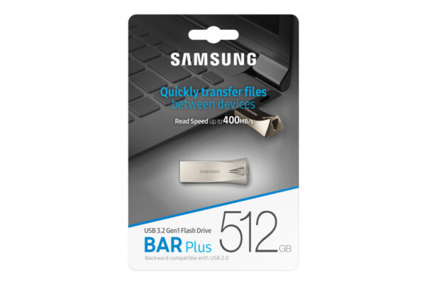 Samsung BAR Plus USB Stick Silver - Afbeelding 7
