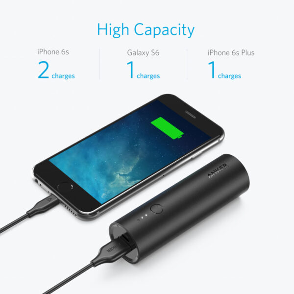 Anker PowerCore 5000 5000 mAh Zwart - Afbeelding 3