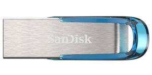 SanDisk Ultra Flair USB flash drive 32 GB USB Type-A 3.2 Gen 1 (3.1 Gen 1) Blauw, Zilver