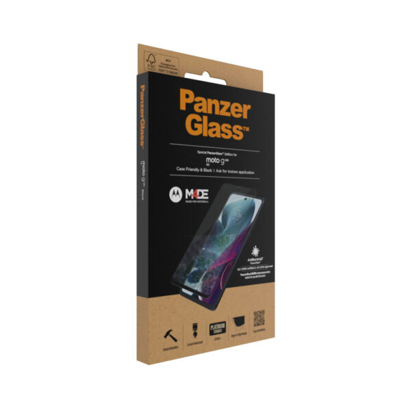 PanzerGlass 6563 scherm- & rugbeschermer voor mobiele telefoons Doorzichtige schermbeschermer Motorola 1 stuk(s) - Afbeelding 4