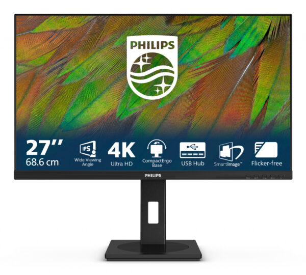 Philips 3000 series 27B1N3800/00 LED display 68,6 cm (27") 3840 x 2160 Pixels 4K Ultra HD LCD Zwart - Afbeelding 8
