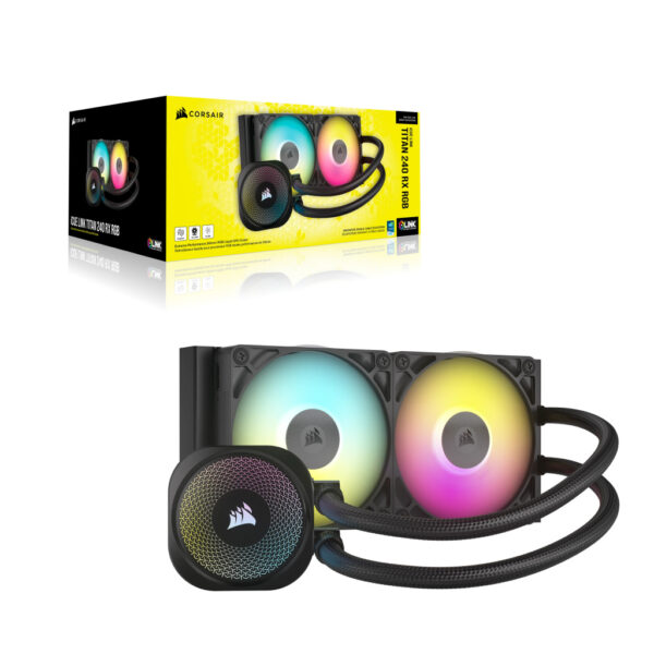 Corsair iCUE LINK TITAN RX RGB Processor Alles-in-één vloeistofkoeler 12 cm Zwart 1 stuk(s) - Afbeelding 6