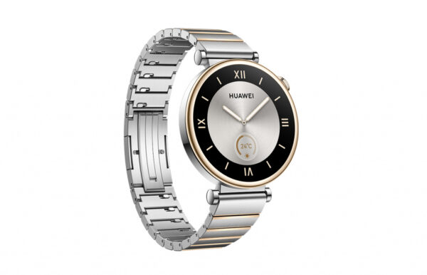 Huawei Watch GT 4 41mm Goud (Zilveren Schakelband) - Afbeelding 6