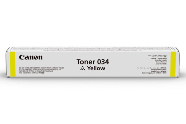 Canon 034 tonercartridge 1 stuk(s) Origineel Geel - Afbeelding 2